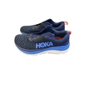 Hoka One One Gaviota 5 Mens Sz 12EE Shoes Blue Running Walking Sneaker
